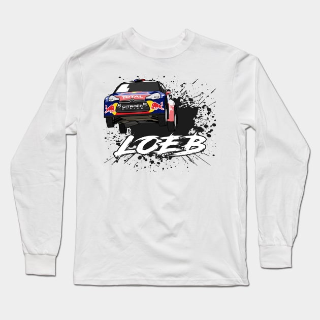 Sebastian Loeb Jump Long Sleeve T-Shirt by HSDESIGNS